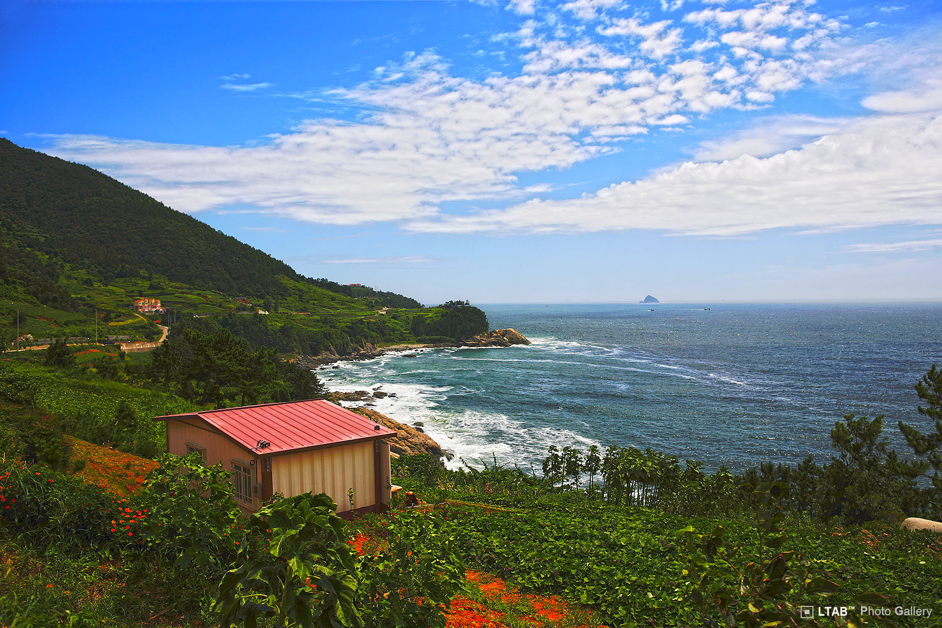 다랭이 마을 해변